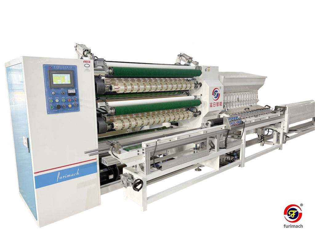 FR-210TN Semi Automatic BOPP Tape Slitting Machine | Factory Price BOPP Tape Jumbo Roll Slitter Rewinder Machine