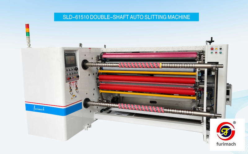 SLD-61510 Double-shaft Self Adhesive Paper Jumbo Roll Slitter Rewinder Machine