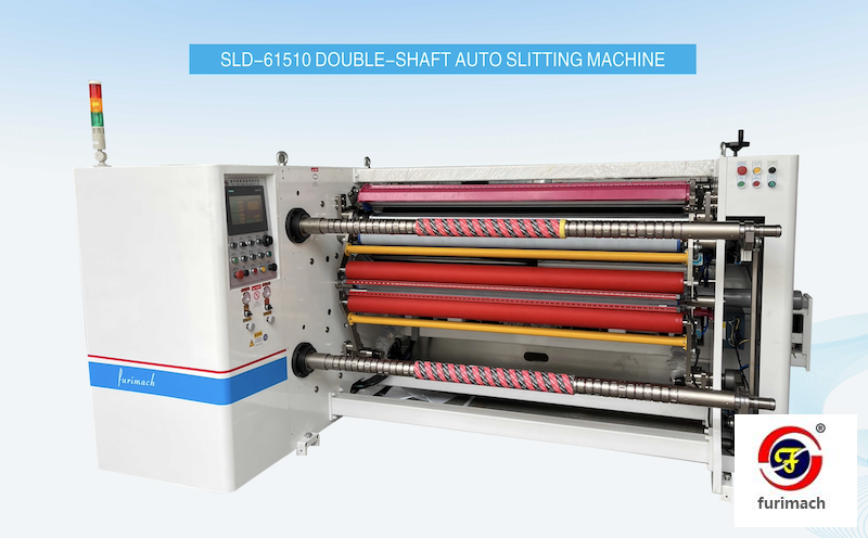 SLD-61510 Double-shaft Self Adhesive Paper Jumbo Roll Slitter Rewinder Machine
