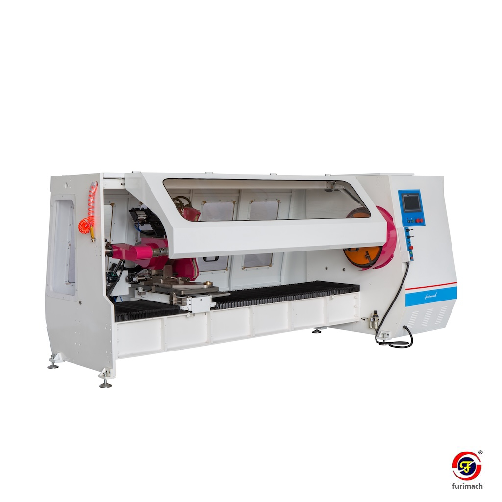 FCH Large Diameter Automatic Adhesive Tape Roll Cutting Machine | Single Shaft Roll Slitter Machine