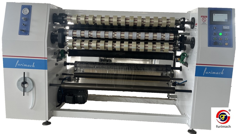 FR-202S Four Shafts Self Adhesive BOPP Tape Slitting Machine | Affordable BOPP Tape Making Machine