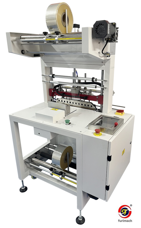 Semi-automatic Tower Type BOPP Tape Shrink Packing Machine 