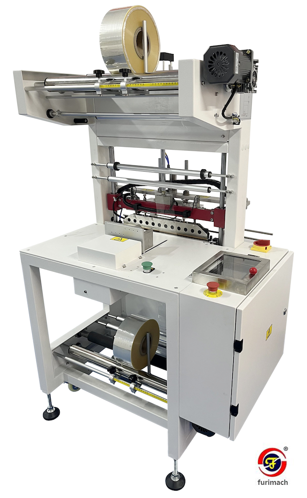 Semi-automatic Tower Type BOPP Tape Shrink Packing Machine 