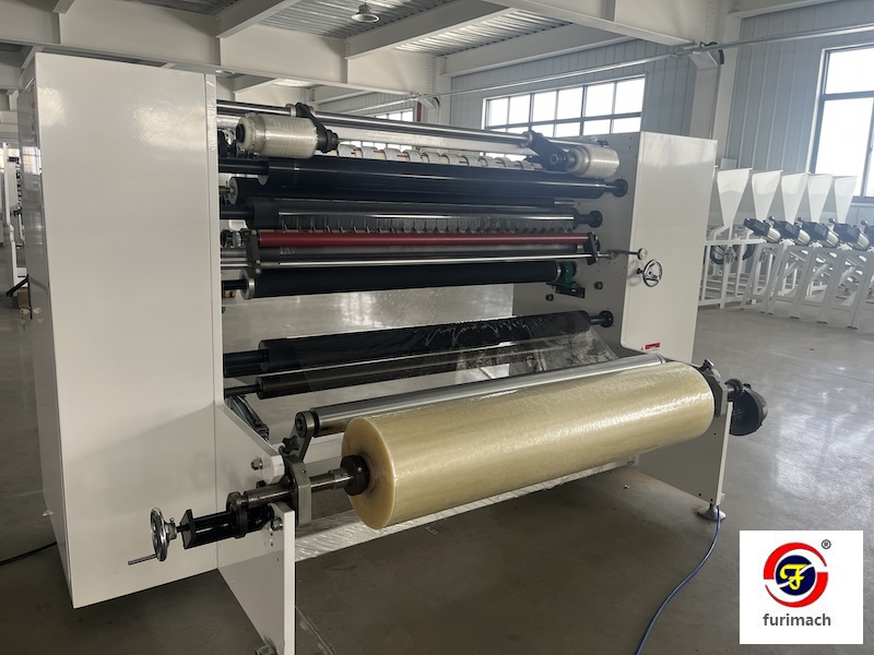 FR-202S Four Shafts Self Adhesive BOPP Tape Slitting Machine | Affordable BOPP Tape Making Machine