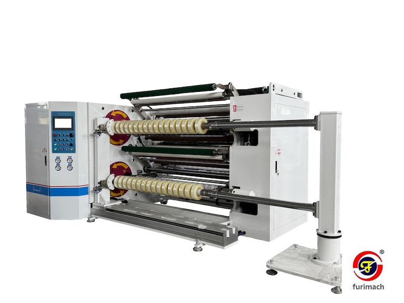 SLF-46361 Four Shafts Automatic Kraft Paper Tape Slitting Rewinding Machine
