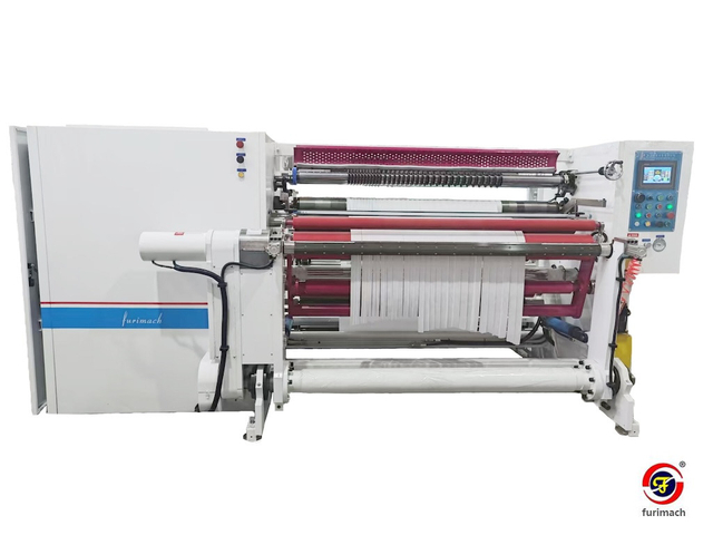 FR-510A Single Shaft Non Woven Fabric Roll to Roll Slitter Rewinder Machine