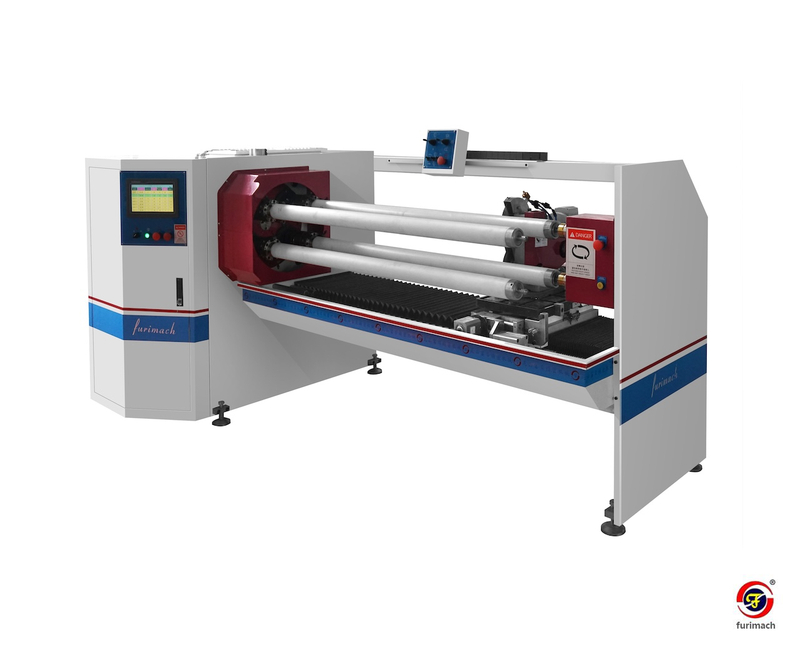 FCD Four-shaft Automatic Tape Roll Cutting Machine | Adhesive Tape Cutting Machine