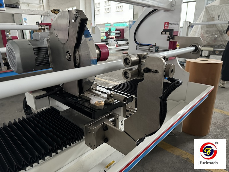 FCC Single Shaft Automatic Tape Roll Cutting Machine
