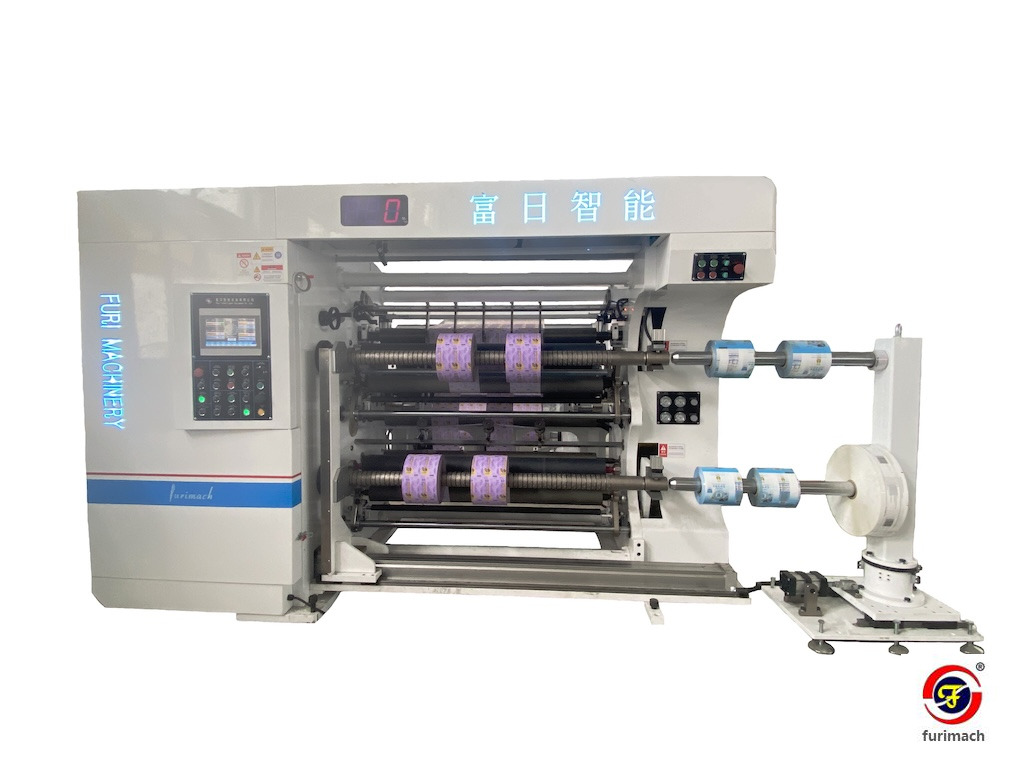 SLD-61561D Double Shafts High Speed Flexible Packaging Film Slitting Machine