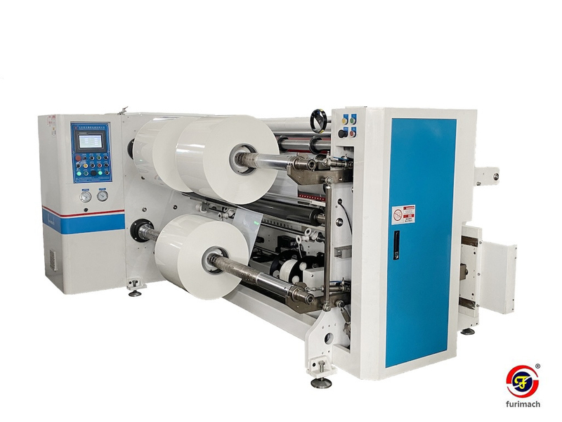 SLD-51231 Double-shaft PET Film Roll to Roll Slitter Rewinder Machine 