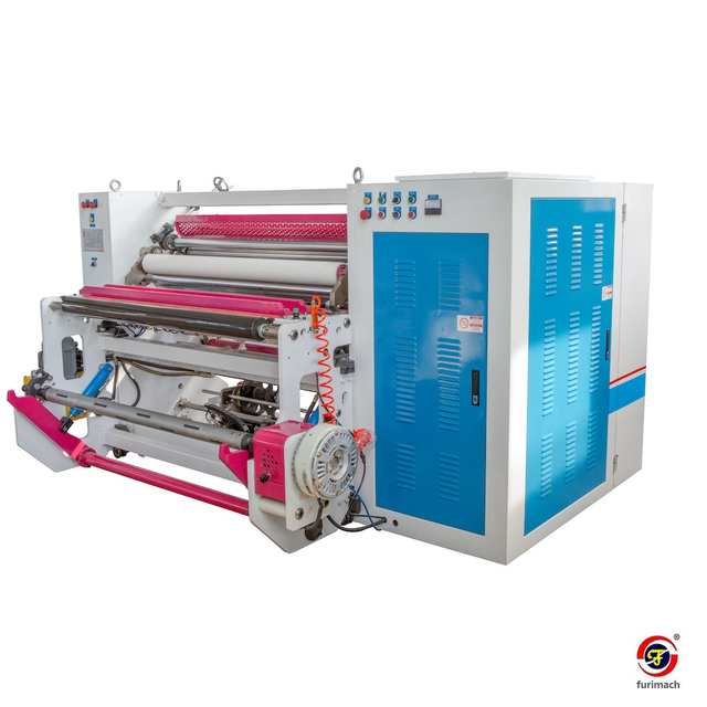 FR-218BF Double-shaft Center Surface Film Slitting Rewinding Machine 