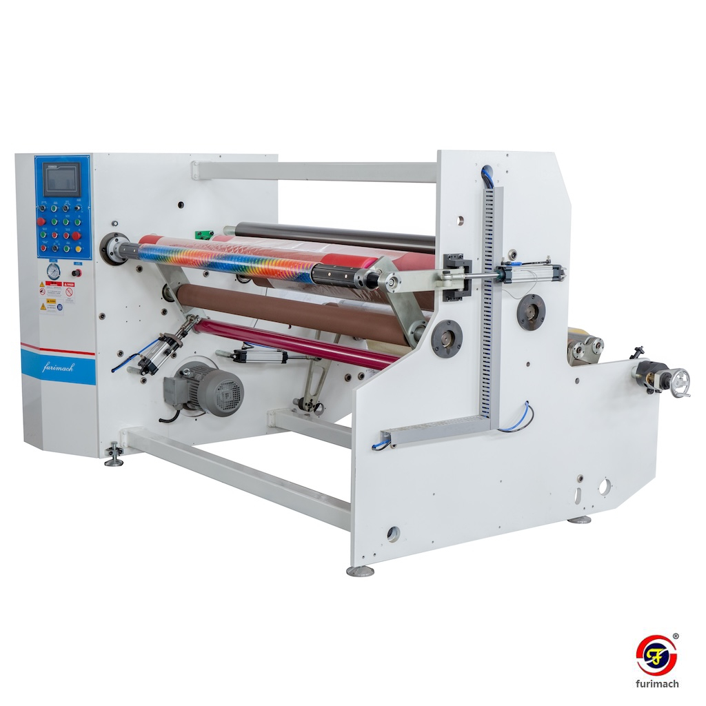 FR-807 Single Shaft Automatic Adhesive Tape Rewinding Machine