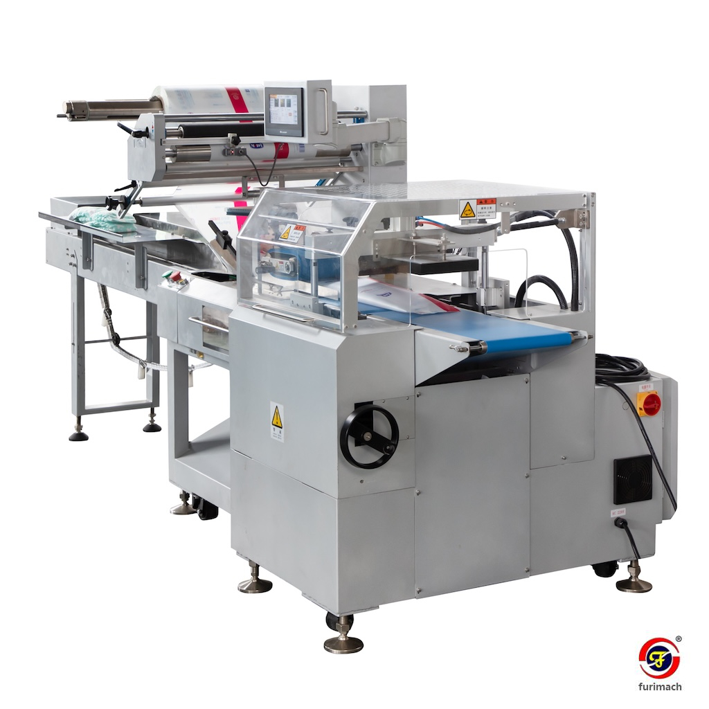 FR-ZS350 Pillow Type Tape Roll Packing Machine 